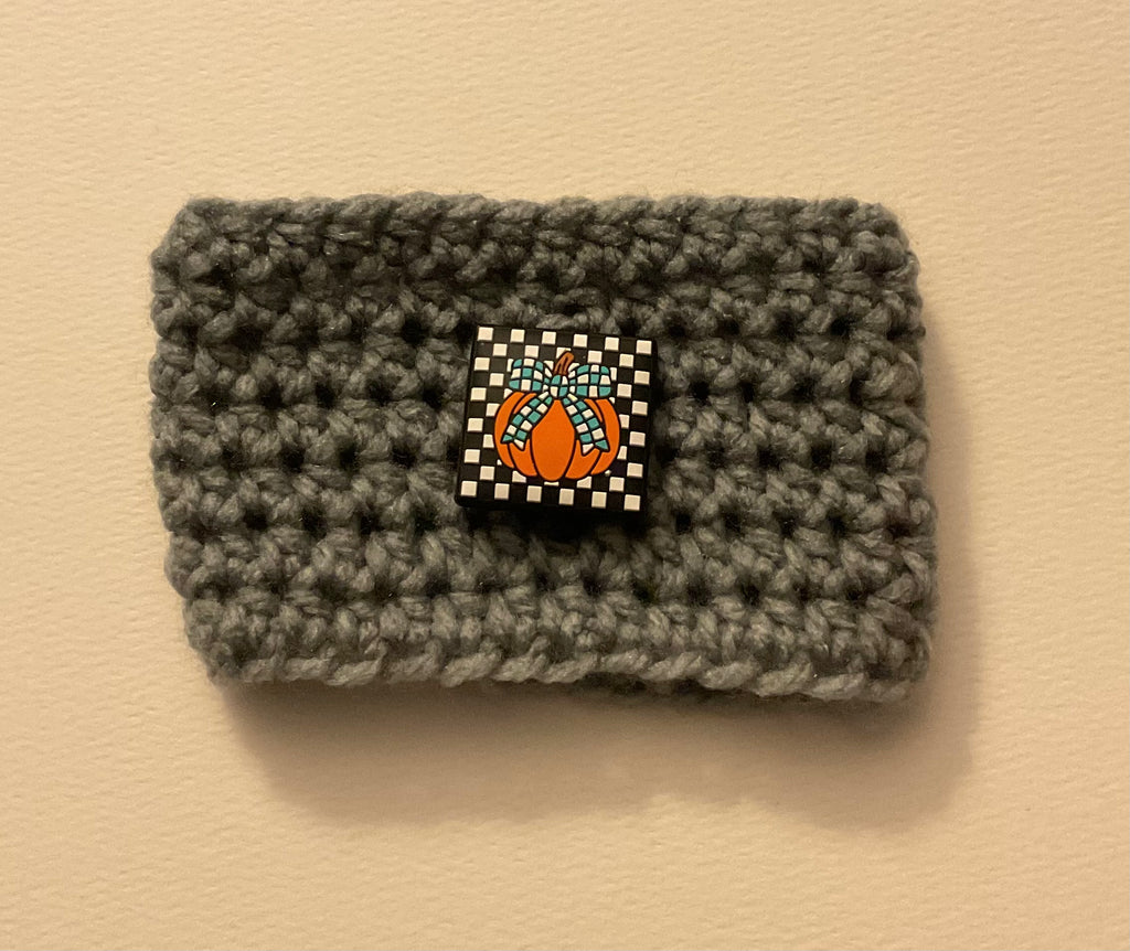 ⭐ Happy Hooker Crochet™ - Halloween Cup Cozy (Colour/button randomly selected)
