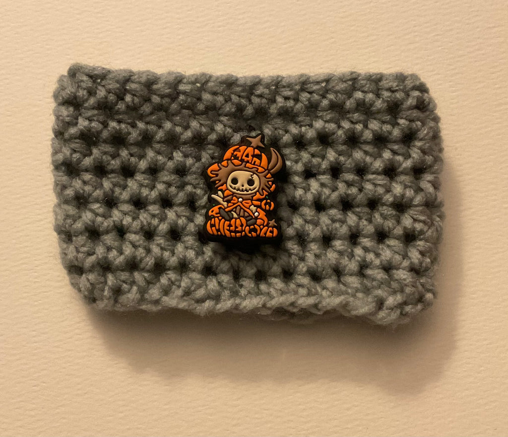 ⭐ Happy Hooker Crochet™ - Halloween Cup Cozy (Colour/button randomly selected)