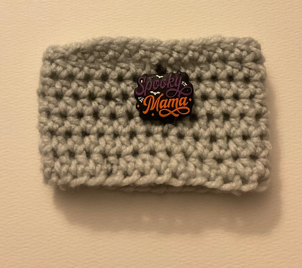 ⭐ Happy Hooker Crochet™ - Halloween Cup Cozy (Colour/button randomly selected)