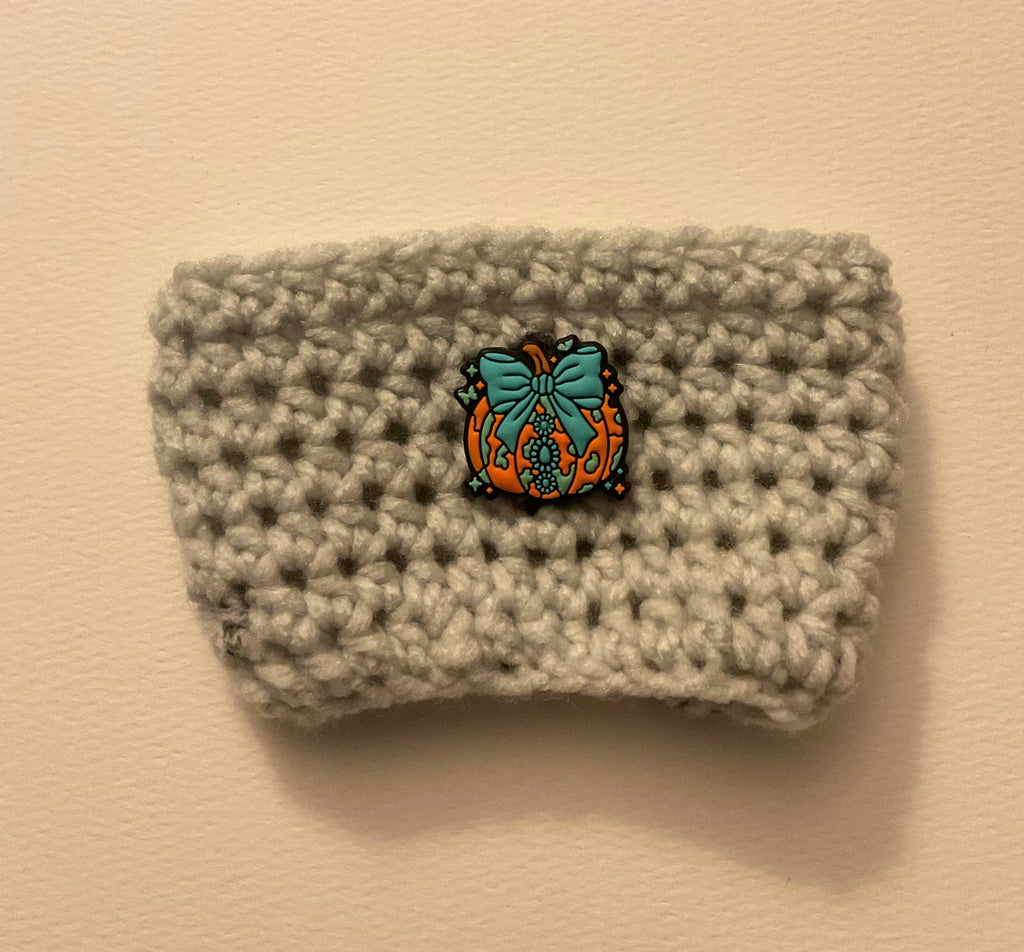 ⭐ Happy Hooker Crochet™ - Halloween Cup Cozy (Colour/button randomly selected)