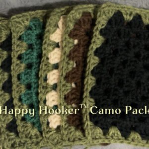 Happy Hooker Crochet™ - Camo Bundle Granny Squares