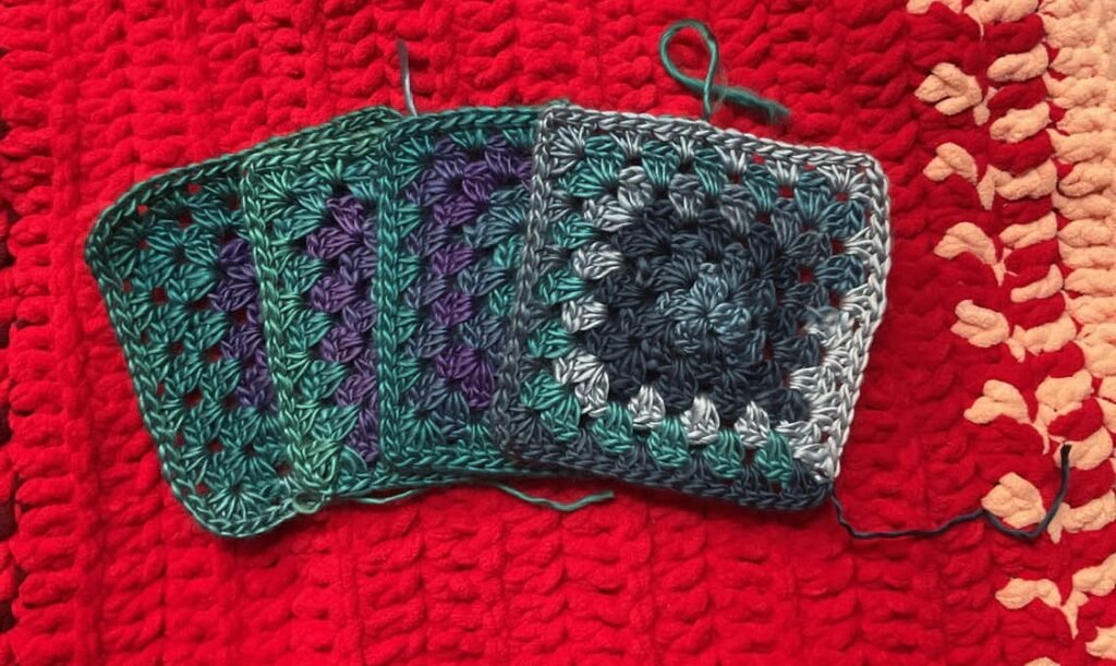 Happy Hooker Crochet™ - Nebula Fade Granny Squares